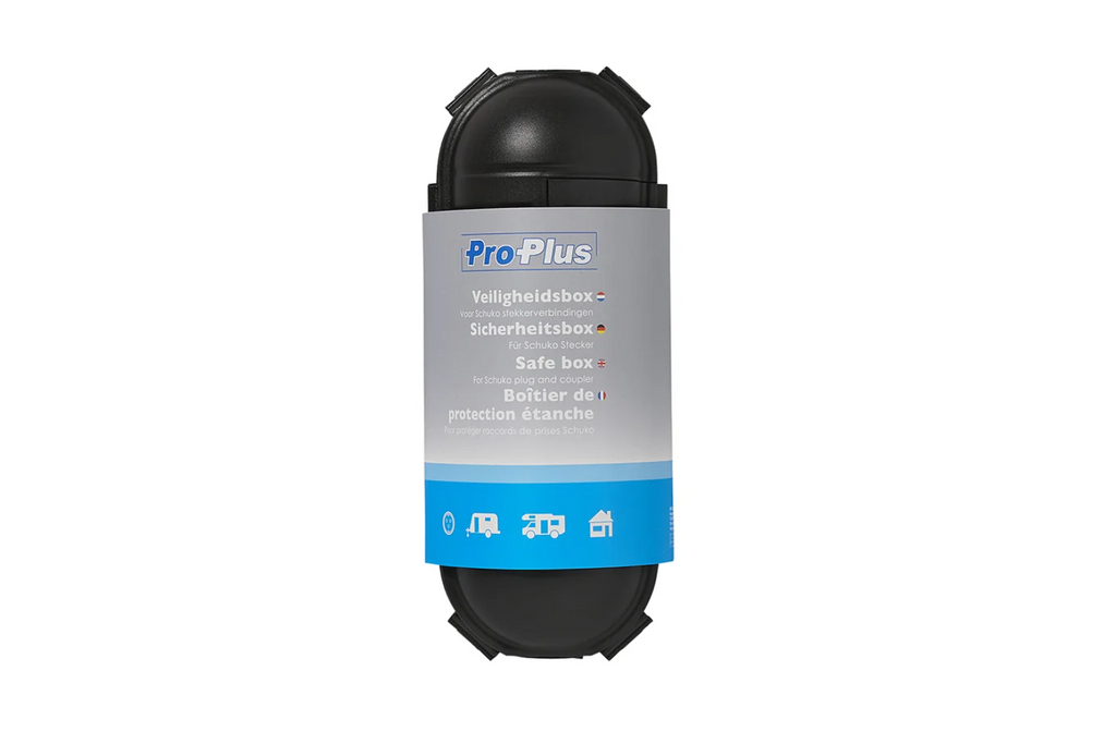 Custodia impermeabile per prolunga ProPlus SAFE BOX, scatola protettiva per spina Schuko