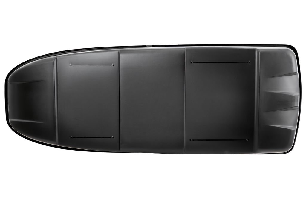 Box da tetto Inter Pack Stella 480 in kevlar nero (flexi fit G2)