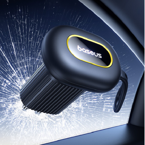 BASEUS GoTrip DT1 Martello di sicurezza 2 in 1 per finestrini, coltello di salvataggio per cinture di sicurezza