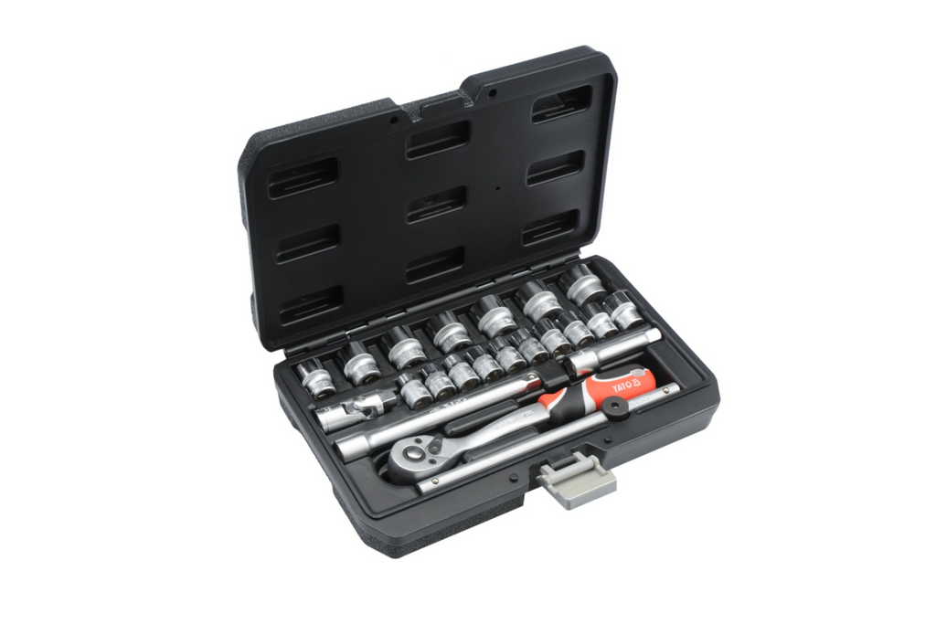 Set di utensili YATO YT-38561 da 3/8", 22 pezzi.