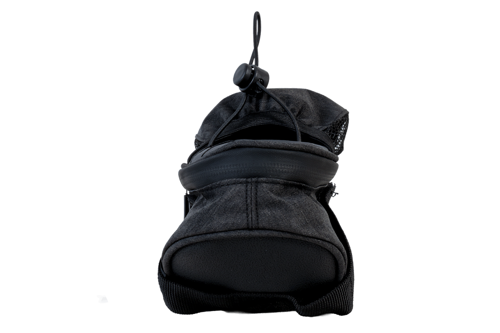PROFEX 82318 Borsa sottosella lunga nera Lux con tasca portaborraccia