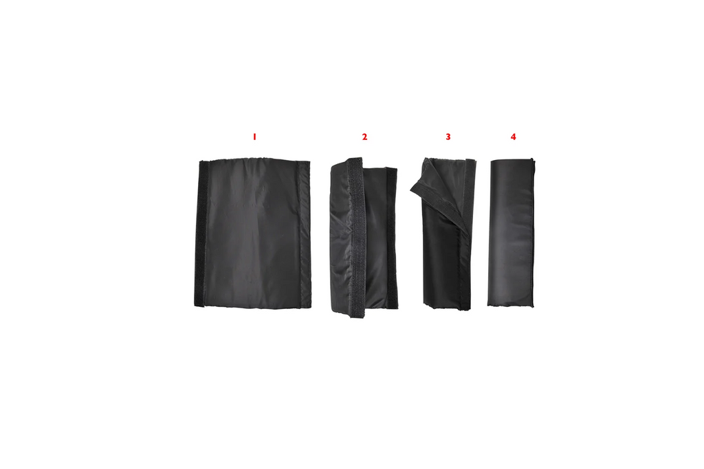 Set di tre protezioni per cinghie antivento ProPlus 361730, copricinghia da 6 cm