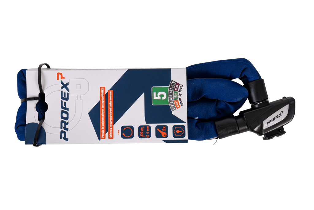 PROFEX 81659 Neo 130 cm catena lucchetto per bicicletta con serratura