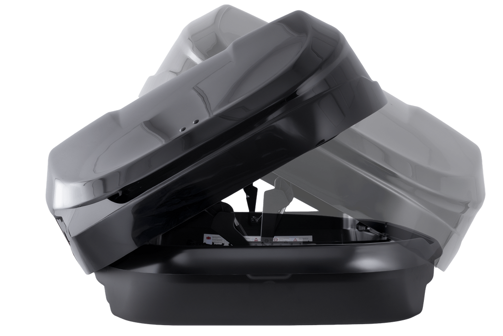 Box da tetto Inter Pack Monsun L, nero metallizzato