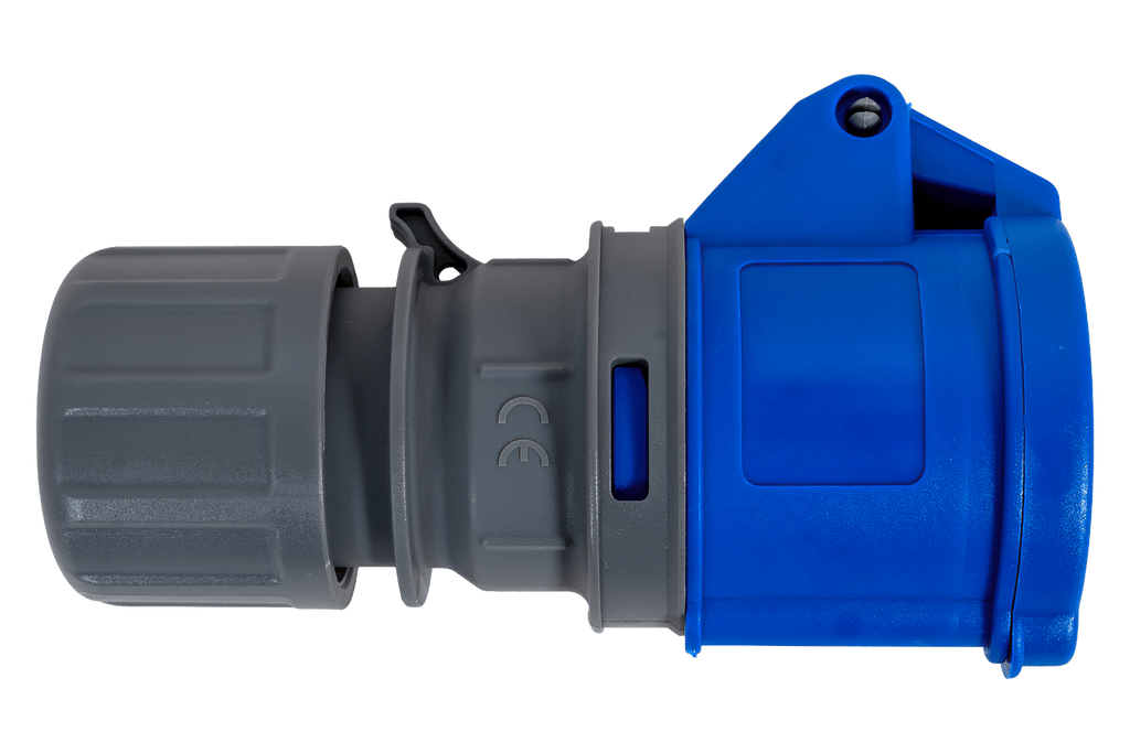 Presa elettrica MANTES 2P+Z, presa portatile 16A 230V con sportellino
