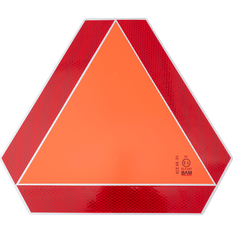 Pannello riflettente HERMON, triangolo di segnalazione per veicoli a bassa velocità, 360x415 mm