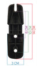 Morsetti universali Flexi Fit (set da 4) - per il montaggio del box da tetto