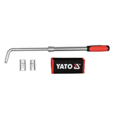 Chiavi a bussola estensibili per dadi ruota YATO YT-08040, misure 17x19 mm e 21x23 mm.