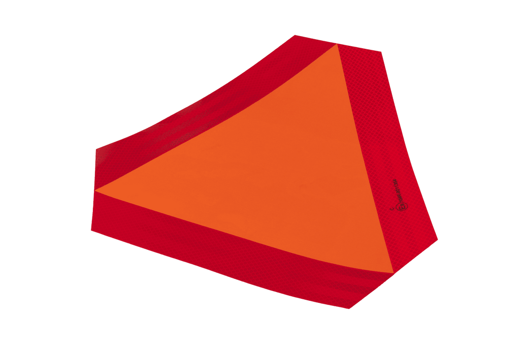 Adesivo riflettente HERMON, triangolo di segnalazione per veicoli a bassa velocità, 300x120 mm