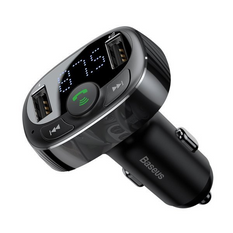Trasmettitore FM BASEUS tipo T, Bluetooth 4.2, MP3 + caricabatterie da auto, 2 porte USB 3.4A