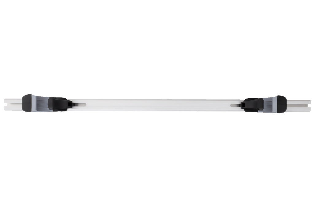 Portapacchi da tetto Eco Alubase 120 - portapacchi universale in alluminio per barre portatutto