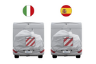Cartello di segnalazione posteriore ProPlus 361234V01, bifacciale, 50x50 cm