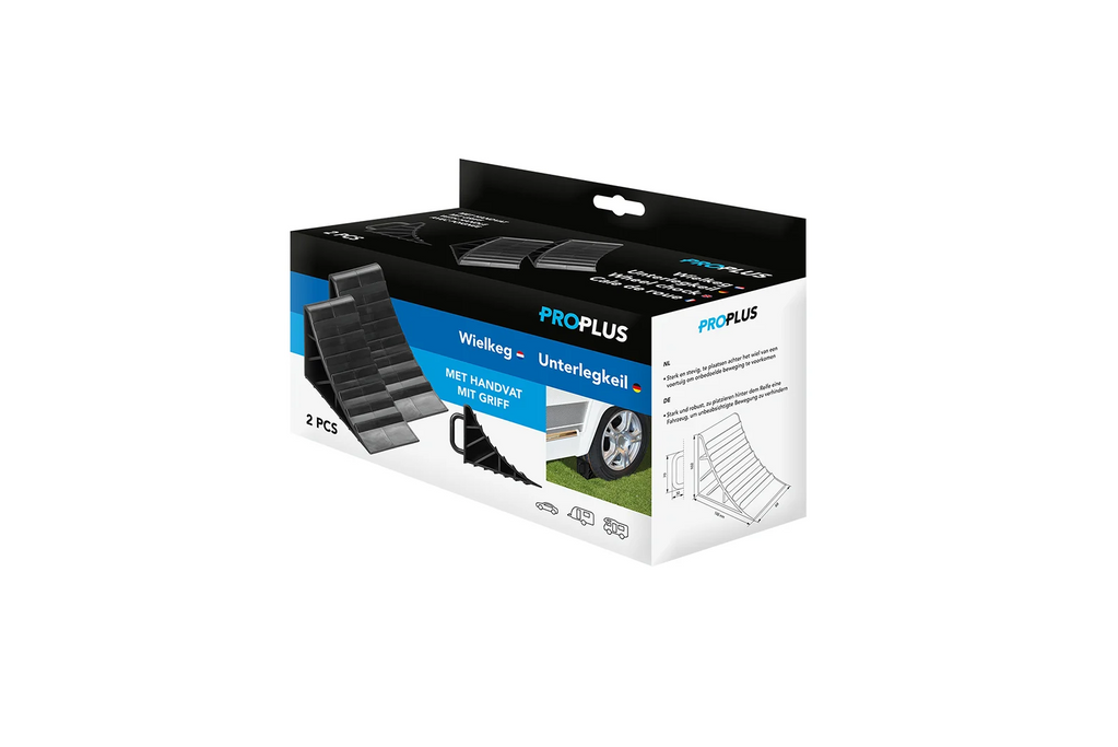 Set di due cunei per ruote ProPlus 341347 h:102mm 4000kg