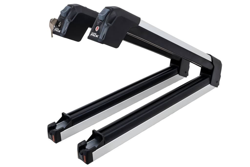 Inter Pack Frostline 4 - porta sci in alluminio per 4 paia di sci o 2 snowboard