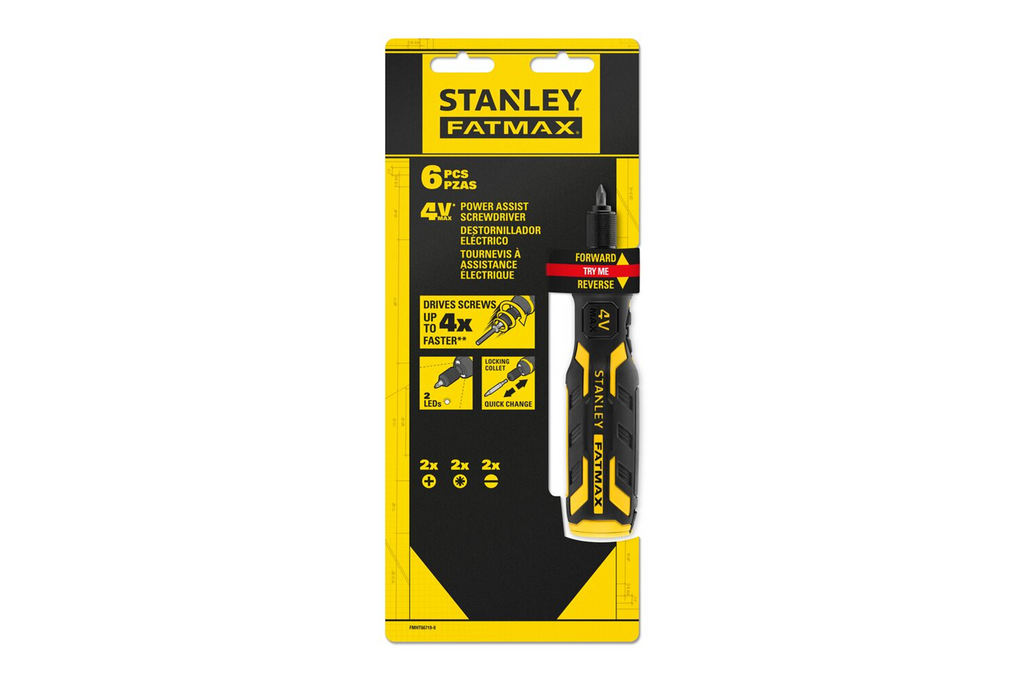 Avvitatore a batteria STANLEY 4V con caricabatterie e punte