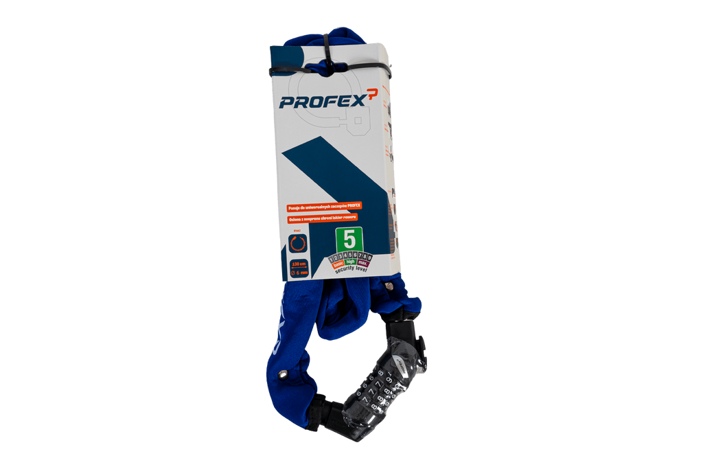 Lucchetto per bicicletta a catena PROFEX 81662 Neo da 130 cm con combinazione