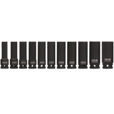 Set di 11 bussole lunghe a impatto YATO YT-1054 da 1/2".