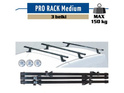 Portapacchi da tetto Mont Blanc Pro Rack 313 per Ford Transit Custom 2012-