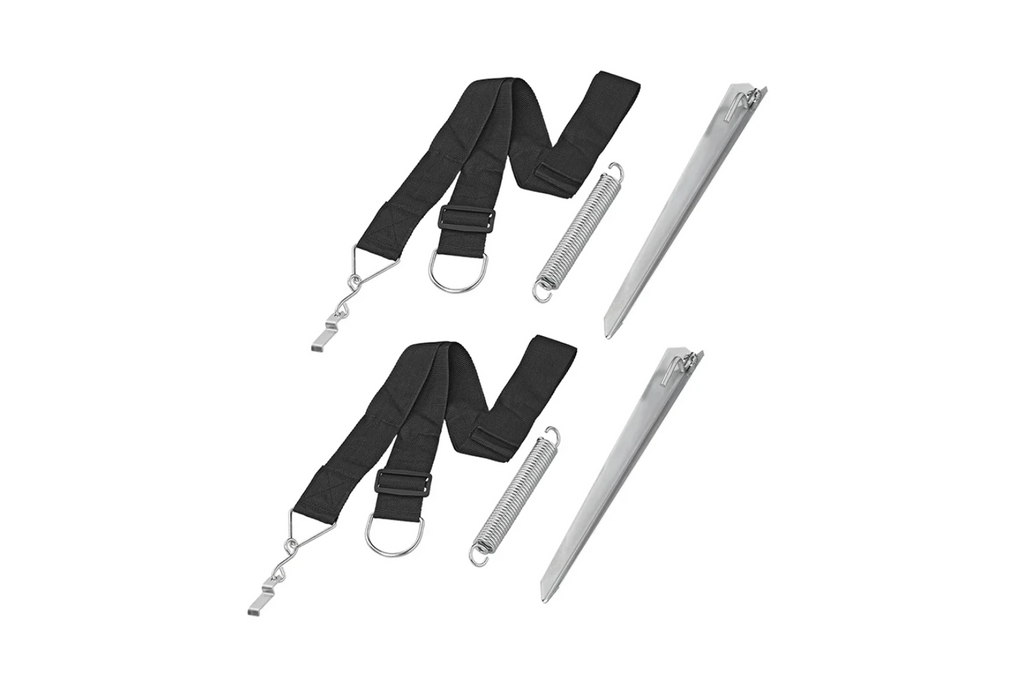Set di due cinghie antivento ProPlus 361722 per tende da sole Thule Omnistor da 3 m.