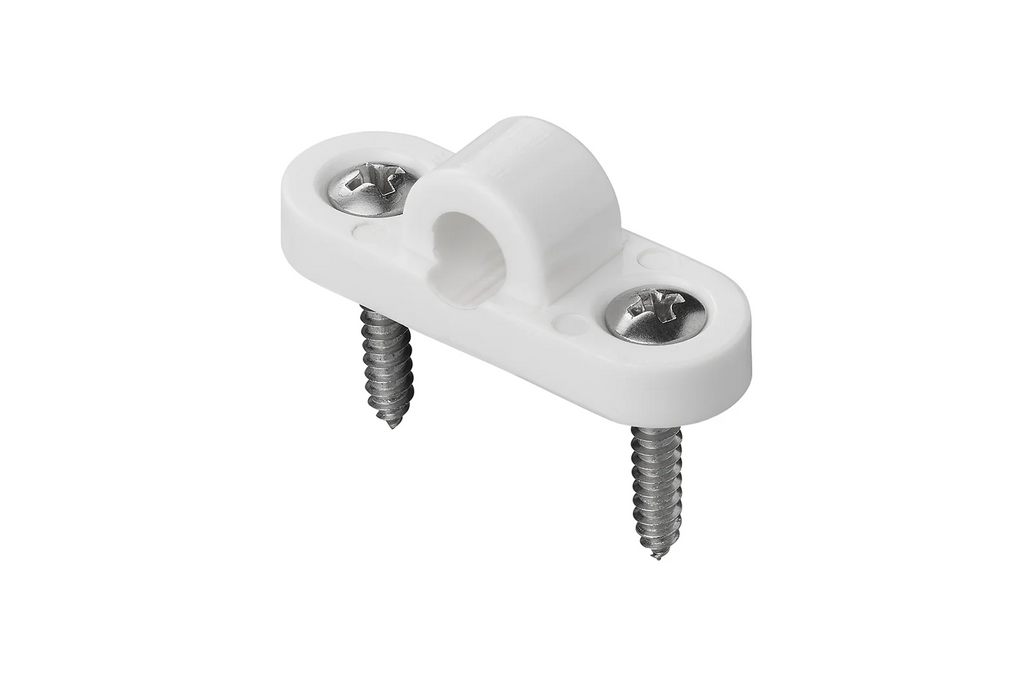 Set di tre occhielli orizzontali in plastica per la tenda da sole ProPlus, staffe di montaggio del telaio della tenda da sole