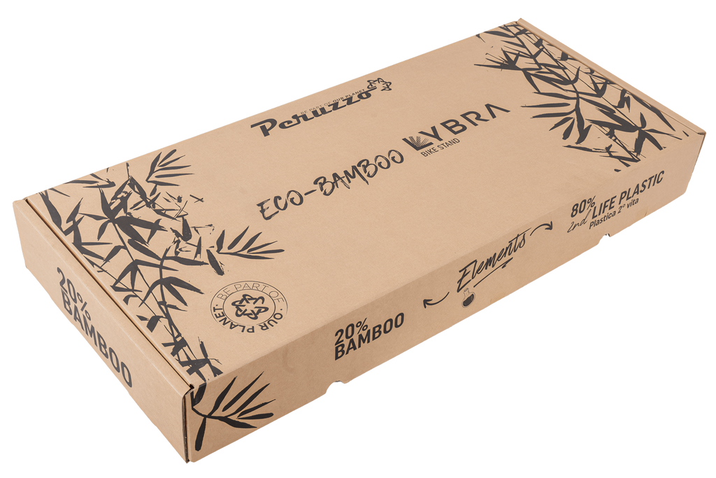 Cavalletto per bicicletta Peruzzo Lybra - ecobamboo