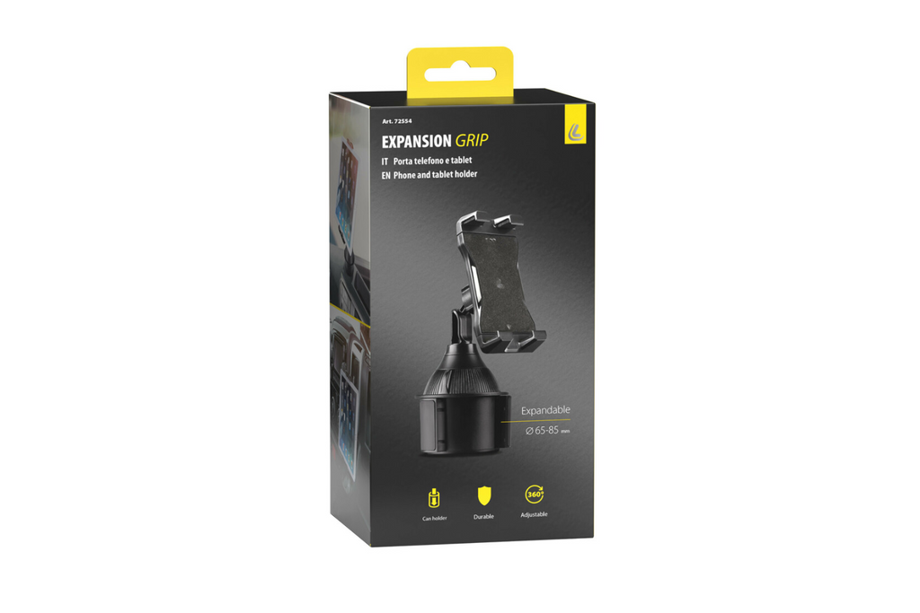 Supporto per telefono/tablet, impugnatura di espansione LAMP per porta lattina