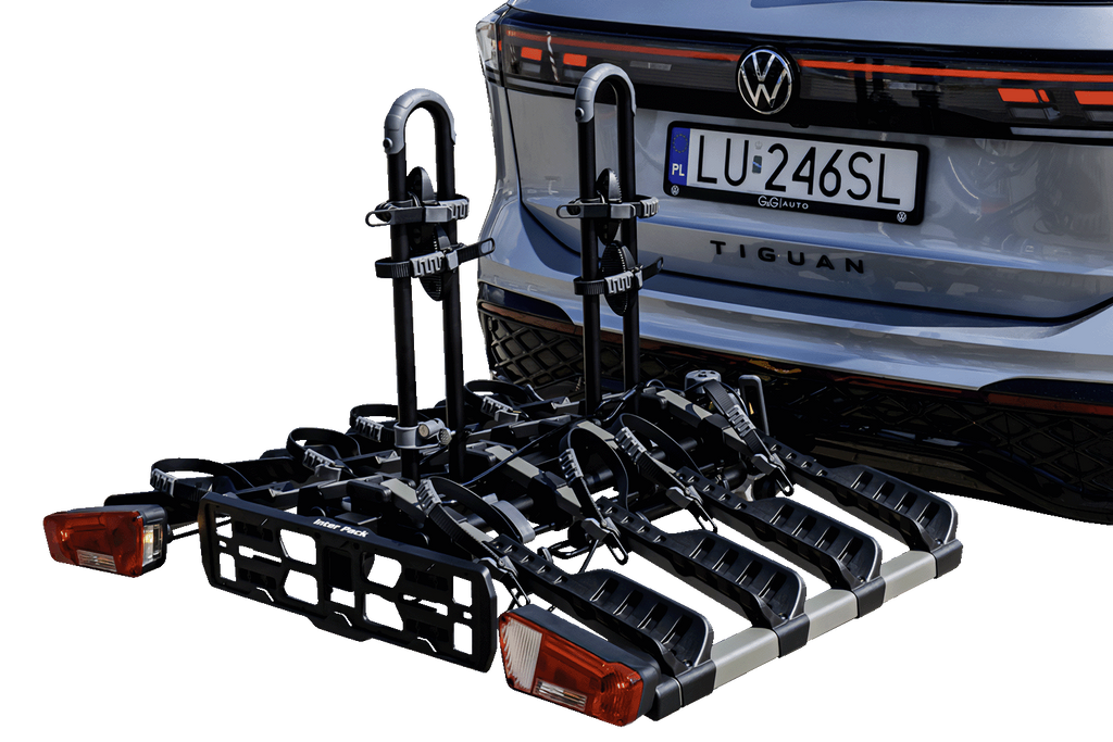 Inter Pack New Spider 4 - portabici da gancio traino per 4 biciclette