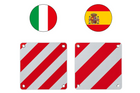 Cartello di segnalazione posteriore ProPlus 361234V01, bifacciale, 50x50 cm