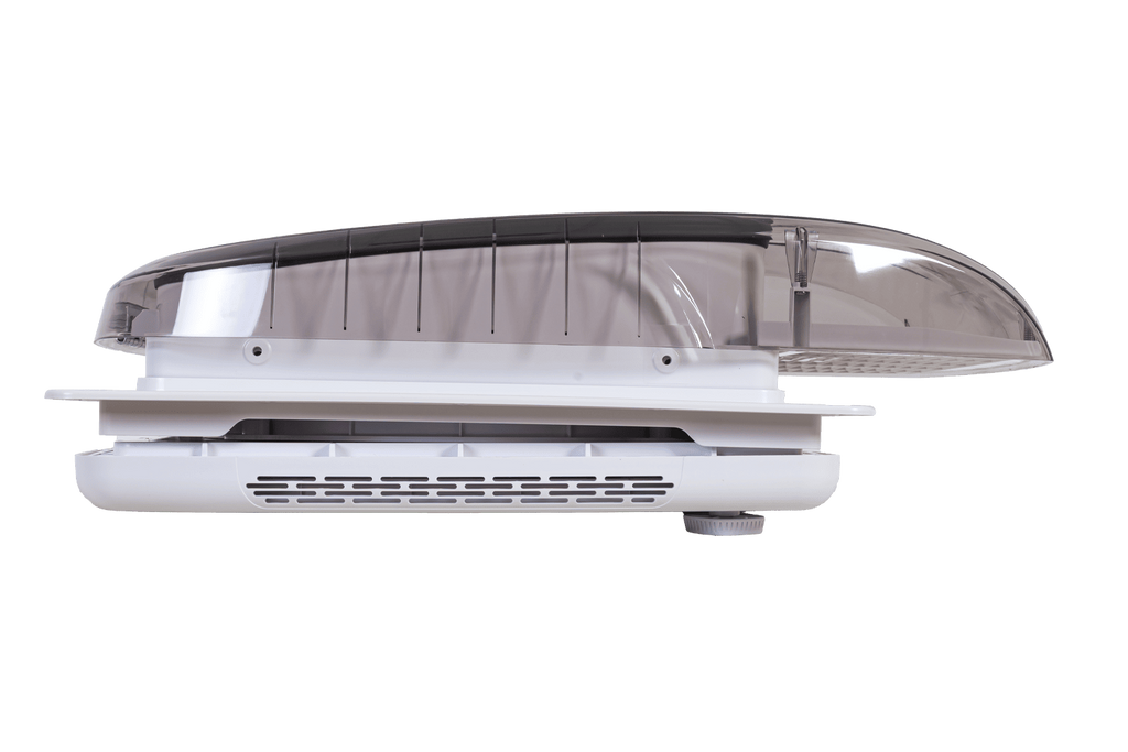 Ventilatore da tetto automatico PUNDMANN PLUS FAN per camper con illuminazione e tendina avvolgibile 400×400mm