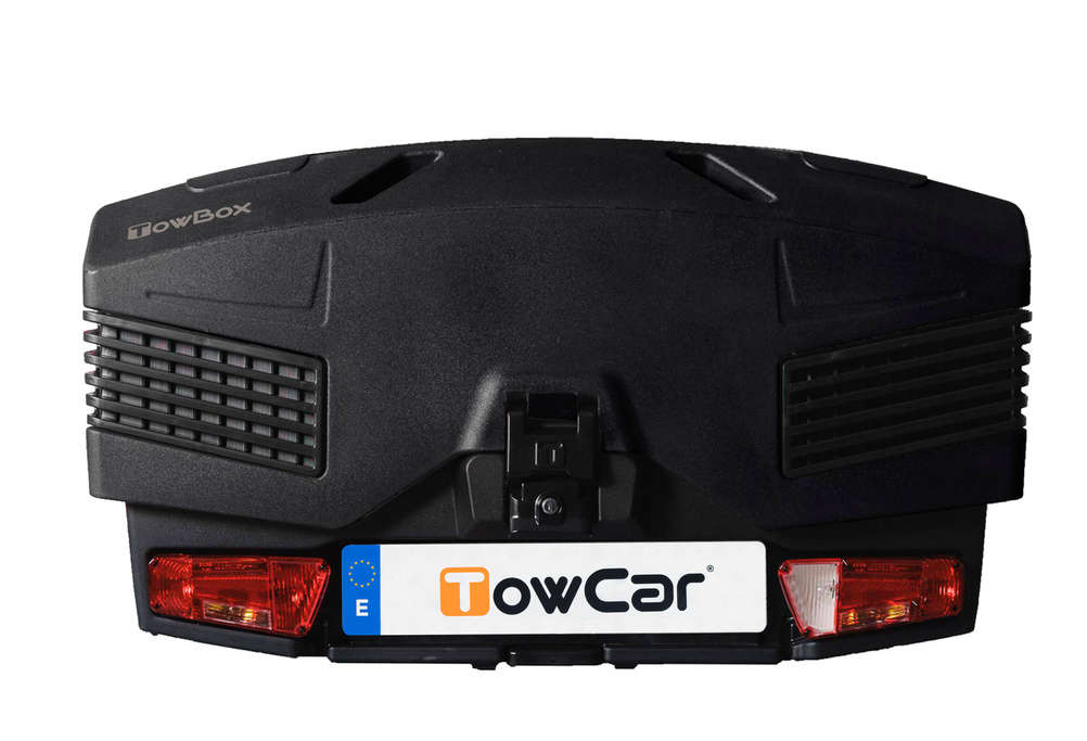 Towbox EVO urban nero - box portabagagli da gancio di traino