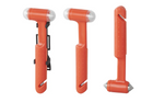 Martello di sicurezza per vetro ProPlus 540050, coltello per cintura di sicurezza
