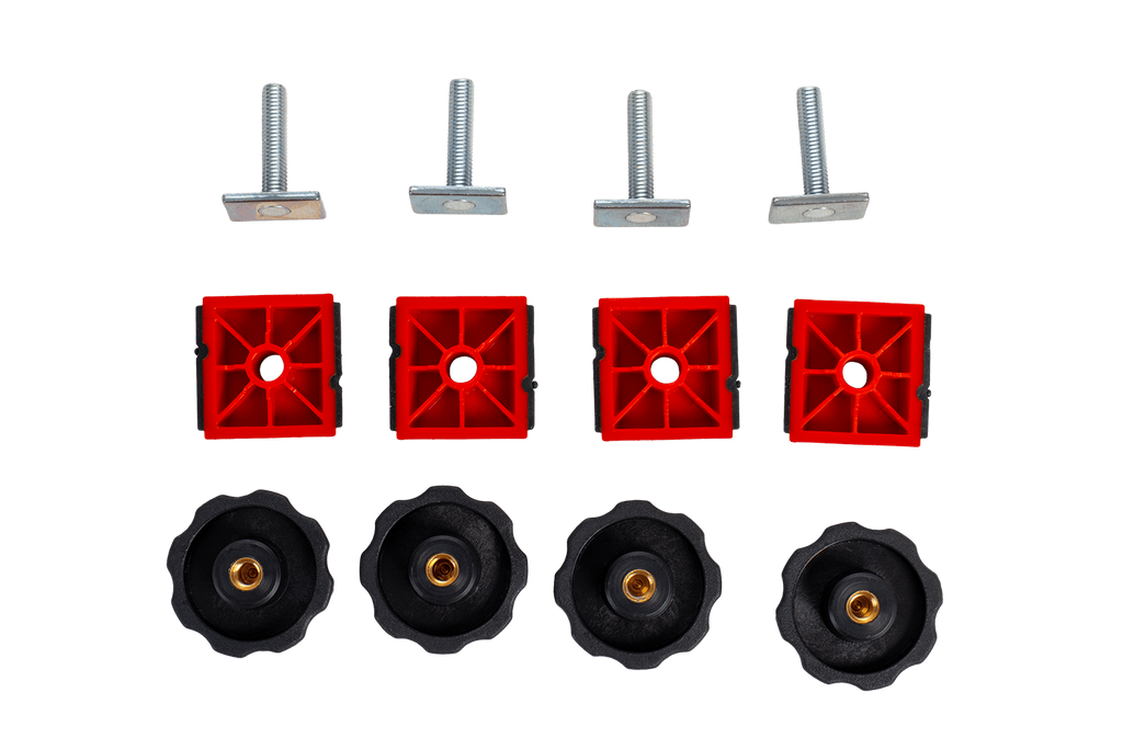 Profilo a T MF (scanalature) - adattatore per travi con scanalatura a T - Inter Pack Traxer, Carver, Zenith