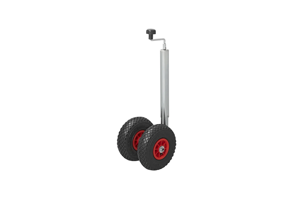 Ruota di supporto pneumatica ProPlus 341508, portata 300 kg, diametro 48 mm, altezza 660-870 mm.