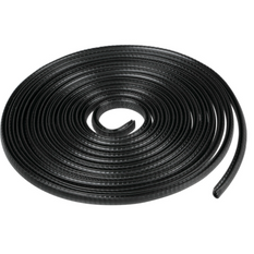 LAMPA Protezione perimetrale per porte, colore nero, 5 m