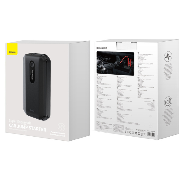 Power bank BASEUS Super Energy Air da 10000 mAh con funzione di avviamento rapido a 12 V