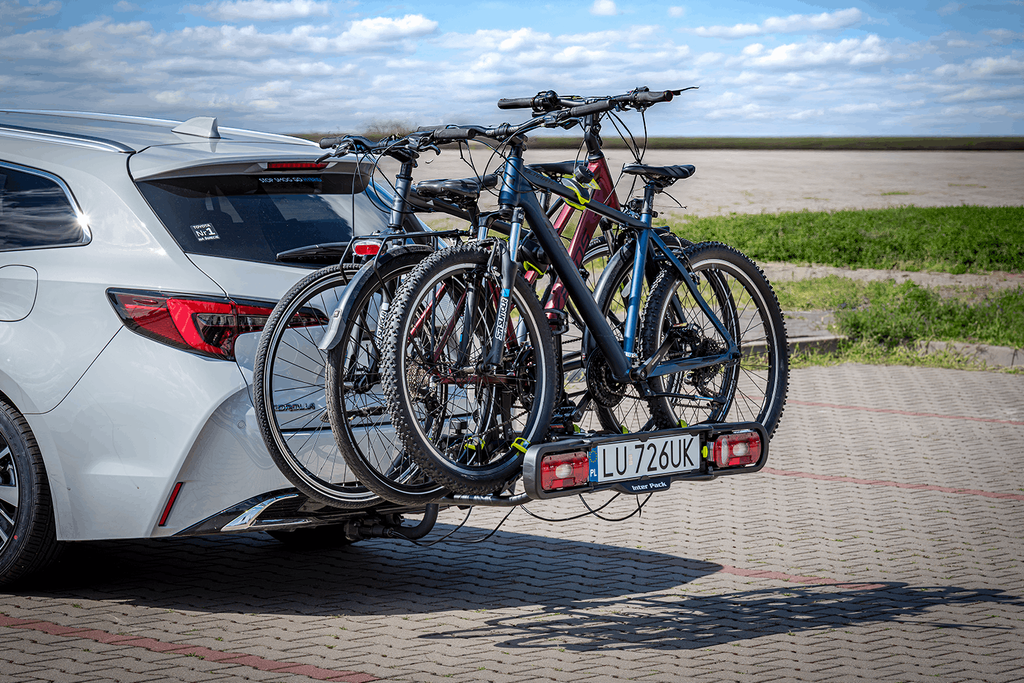 Portabici da gancio traino Inter Pack Trio a 13 pin
