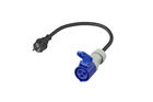 Adattatore con spina Schuko e presa CEE 16A 230V ProPlus 373526, cavo da 40 cm