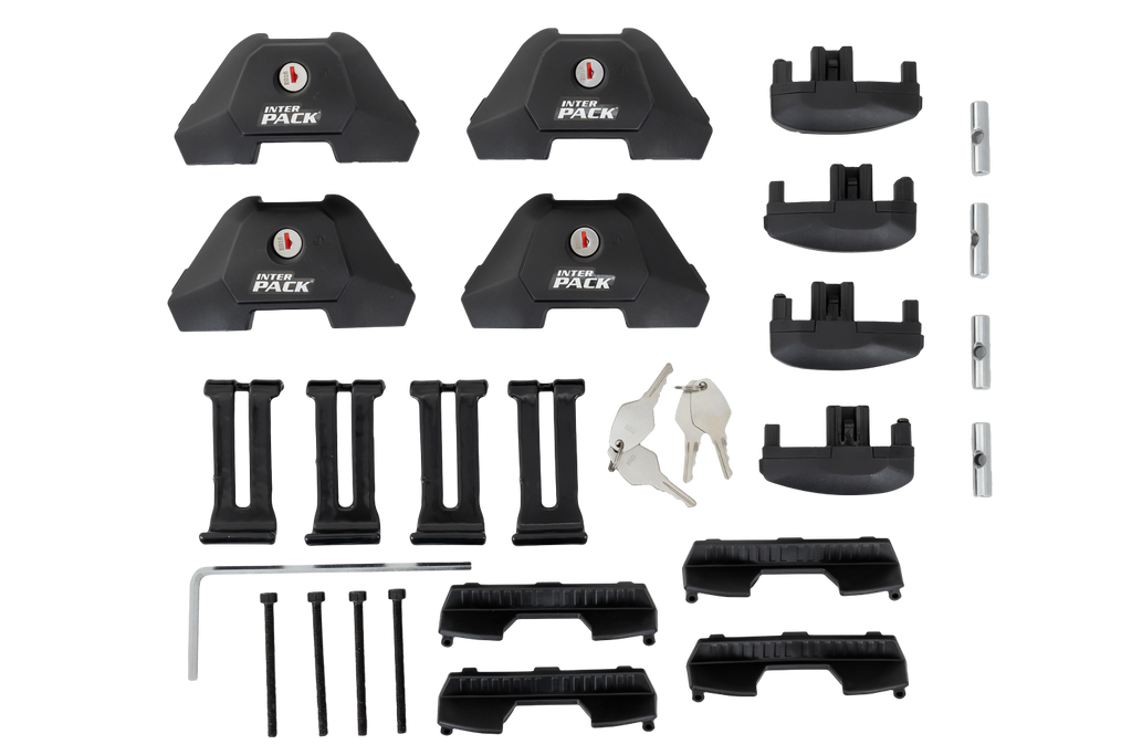 Portapacchi da tetto Inter Pack Virgo IR 120 (G2) con barre integrate