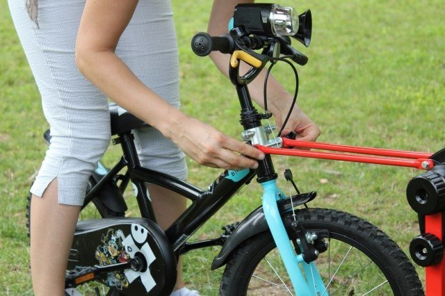 Trail Angel - barra di traino per bicicletta da bambino - rossa
