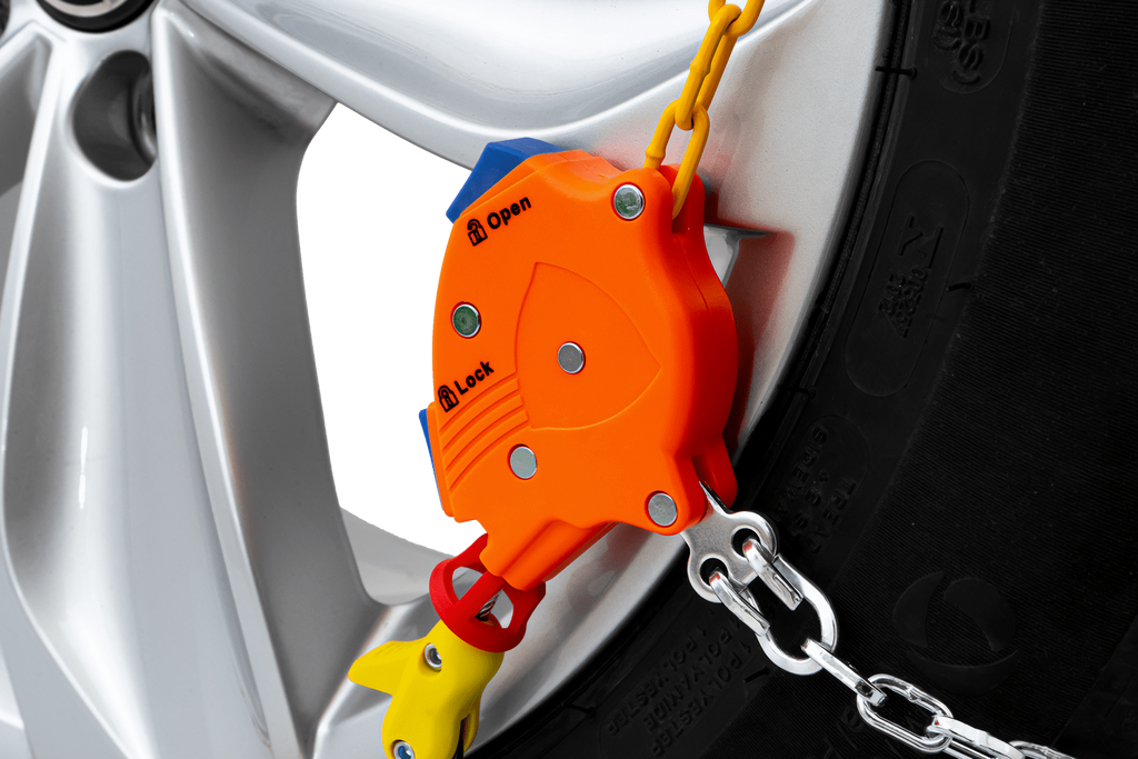 Catene da neve Inter Pack KNS 120 - 9 mm con dispositivo di autotensionamento