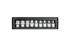 Set di chiavi a bussola Torx YATO YT-0521, 9 pezzi, da E10 a E24.