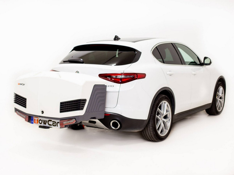 Towbox V3 Grey LED Edition - box portabagagli da gancio di traino