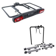 Piattaforma di traino Inter Pack Re-Cargo + adattatore per il trasporto di 2 biciclette