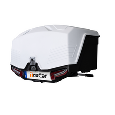 Box portabagagli Towbox Alpha Classic grigio - box portabagagli da gancio di traino