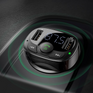 Trasmettitore FM BASEUS tipo T, Bluetooth 4.2, MP3 + caricabatterie da auto, 2 porte USB 3.4A