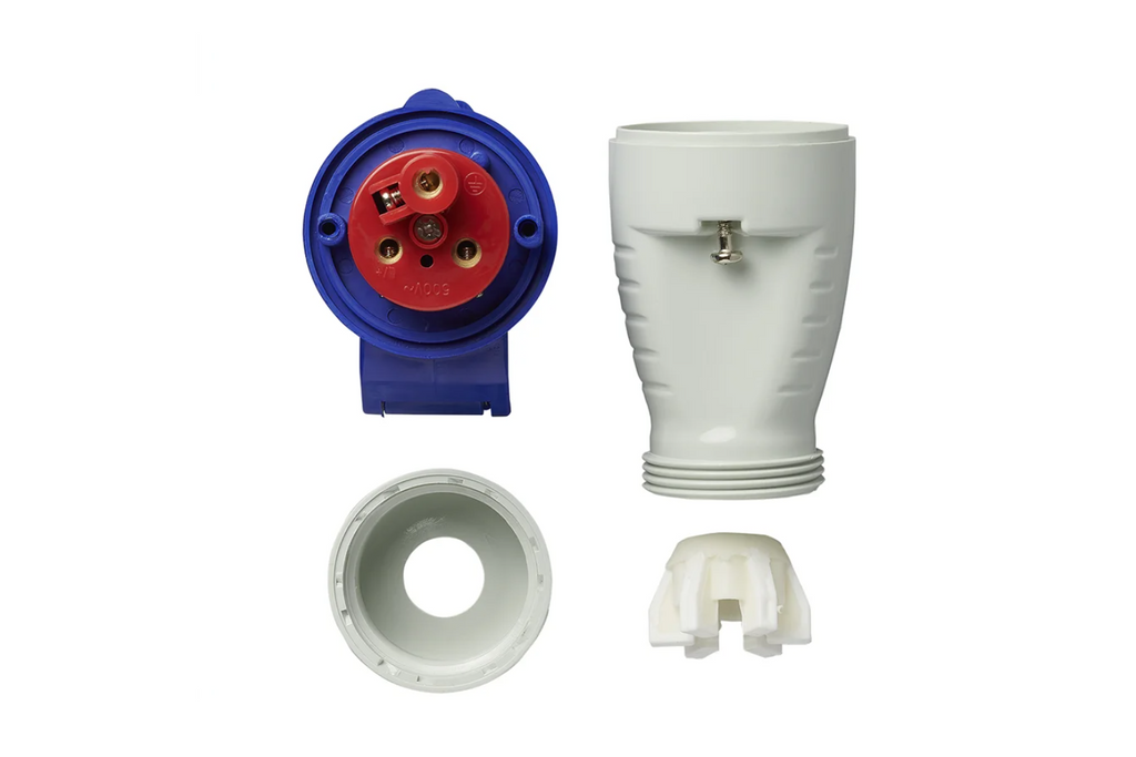 Presa di corrente esterna CEE 16A 230V ProPlus 373502 con alloggiamento rimovibile.