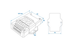 Modulo CANBUS 12V per controller luci LED per rimorchio ProPlus 343128S