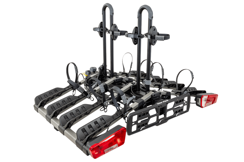 Inter Pack New Spider 4 - portabici da gancio traino per 4 biciclette