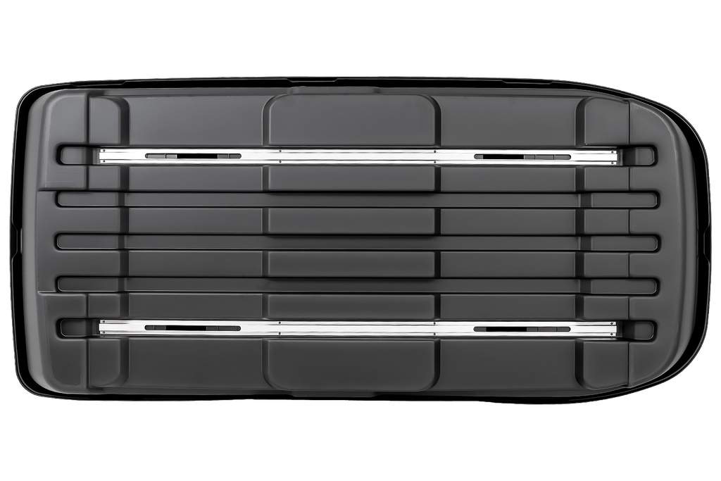 Box da tetto Inter Pack Monsun M, nero metallizzato