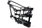 Inter Pack Velox 3 LED - portabici pieghevole da gancio di traino per 3 biciclette con luci a LED